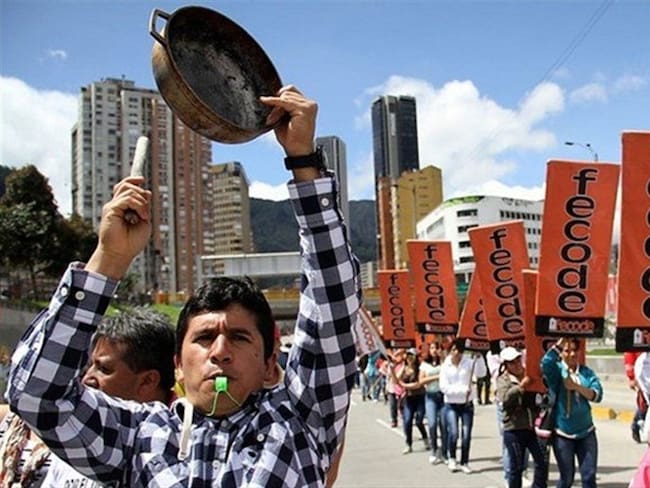 Fecode realizará protesta en todo Colombia. Foto: Colprensa