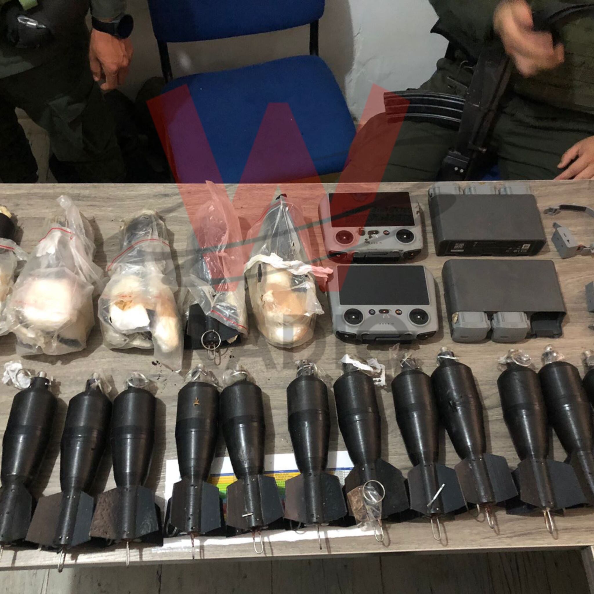 Autodefensas Unidas de Nariño usan drones con explosivos para atacar a la fuerza pública. Foto: Suministrada.