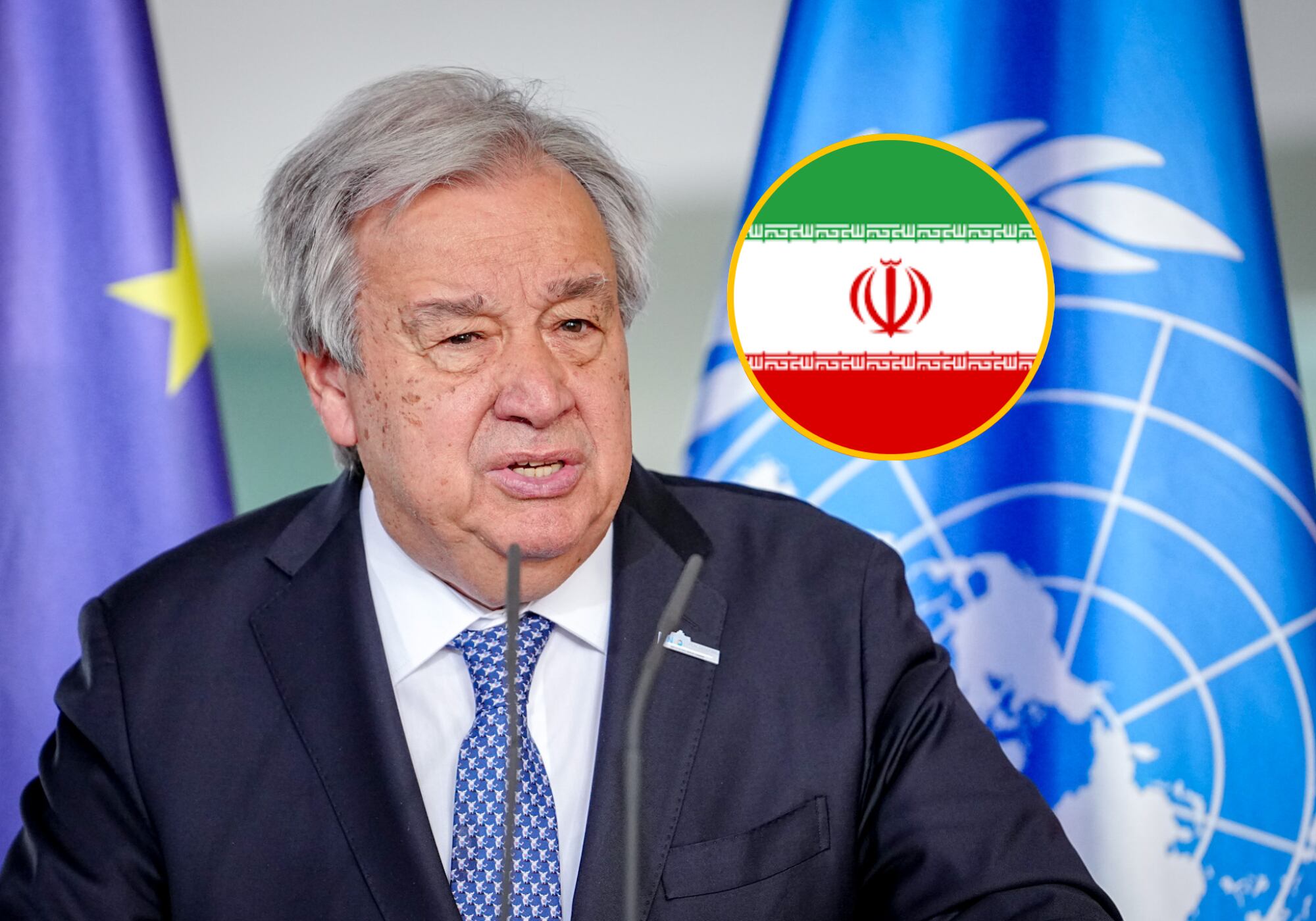 António Guterres, Secretario de la ONU está “preocupado” por los ataques a Irán y pidió respetar la carta fundacional de la ONU.