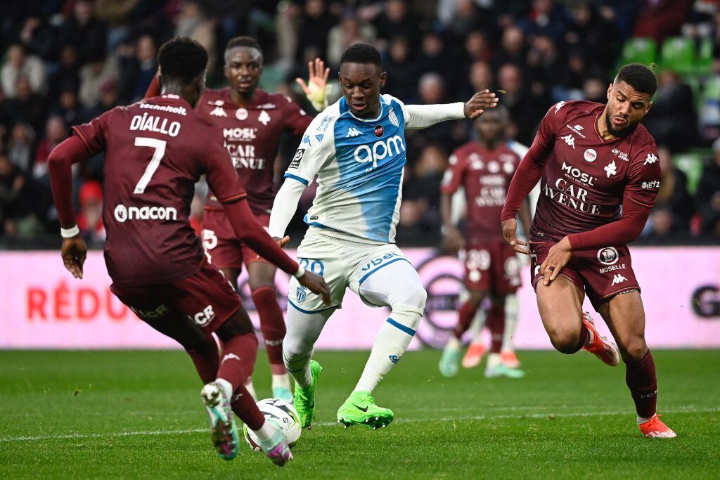 Mónaco v Metz. (Foto: JEAN-CHRISTOPHE VERHAEGEN/AFP via Getty Images)