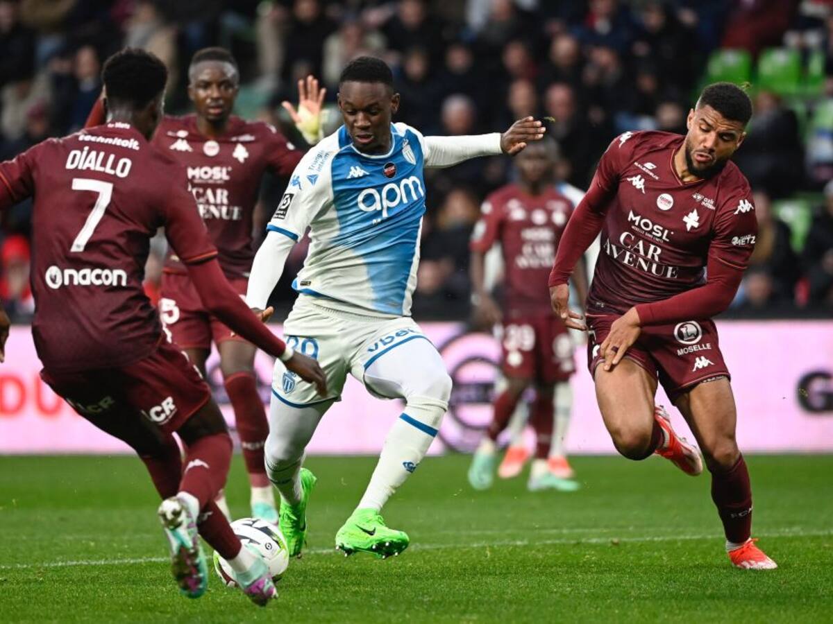 Mónaco se llevó la victoria 5-2 contra el Metz