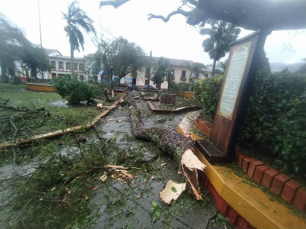 UNGRD entregó ayudas a la comunidad de Charalá, Santander, tras emergencia por vendaval
