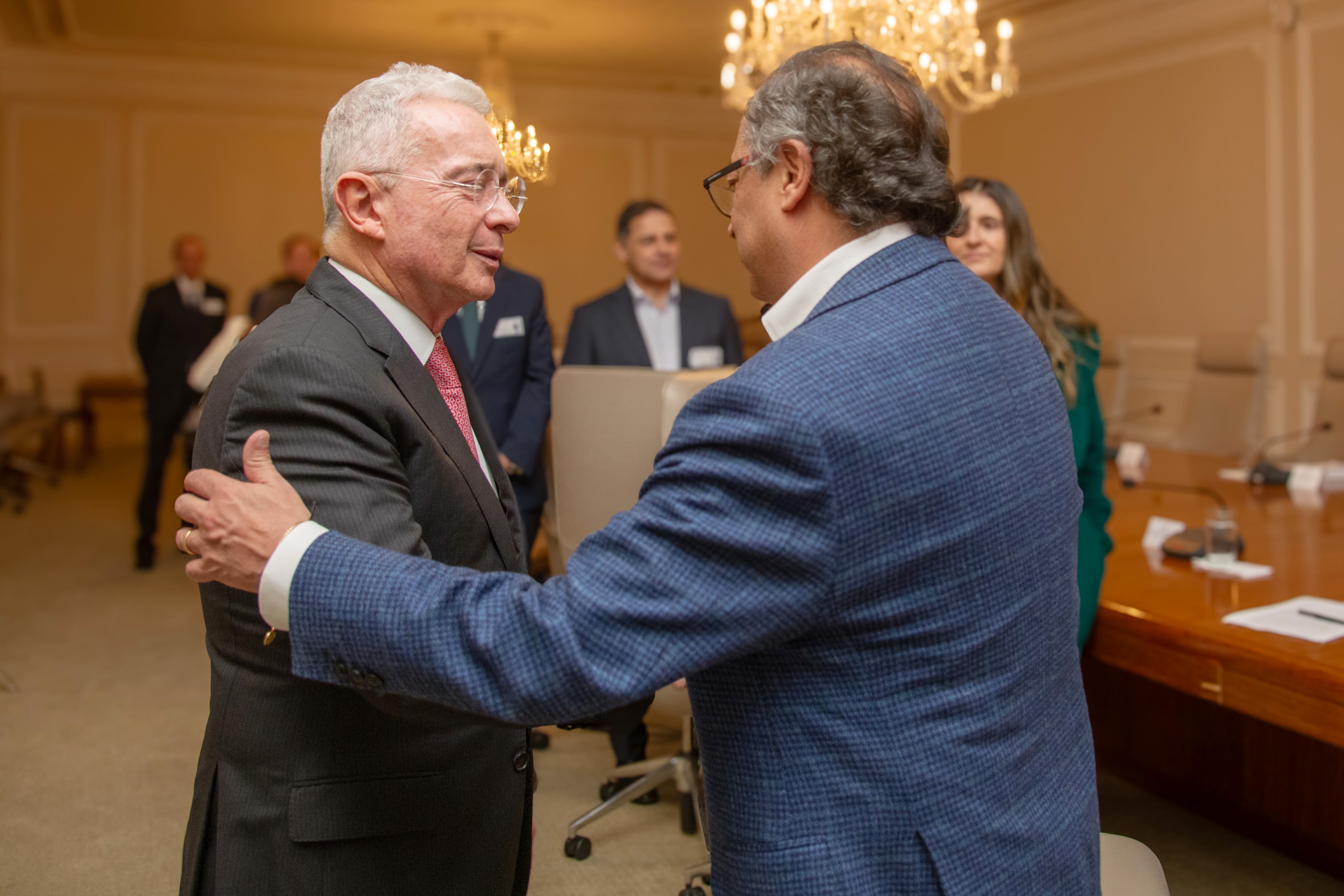 Álvaro Uribe y Gustavo Petro | Foto: Presidencia