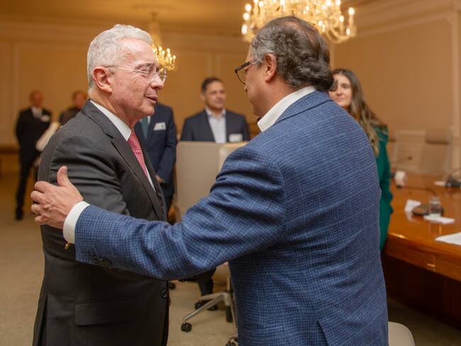 Álvaro Uribe y Gustavo Petro | Foto: Presidencia