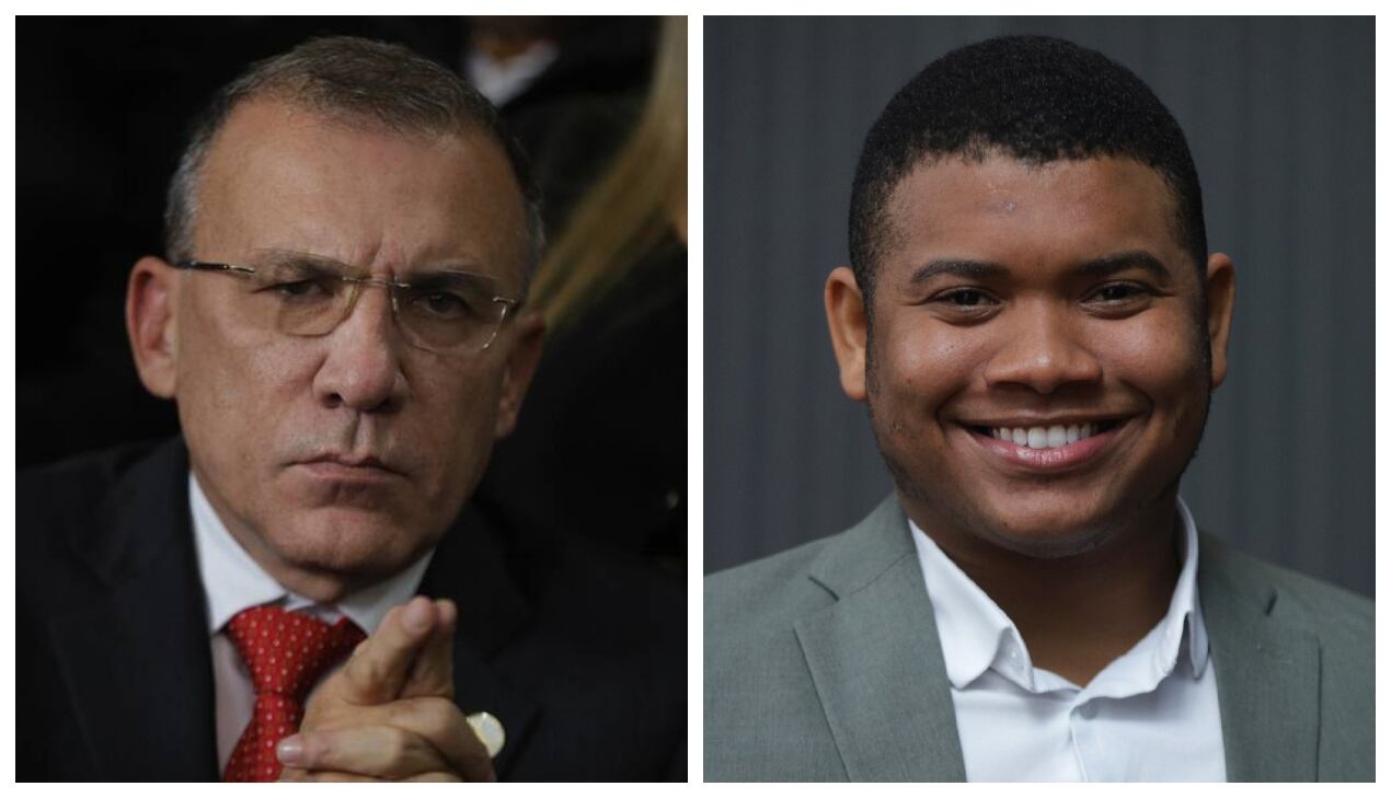 Roy Barreras, presidente del Congreso y Miguel Polo Polo. Foto: Colprensa.