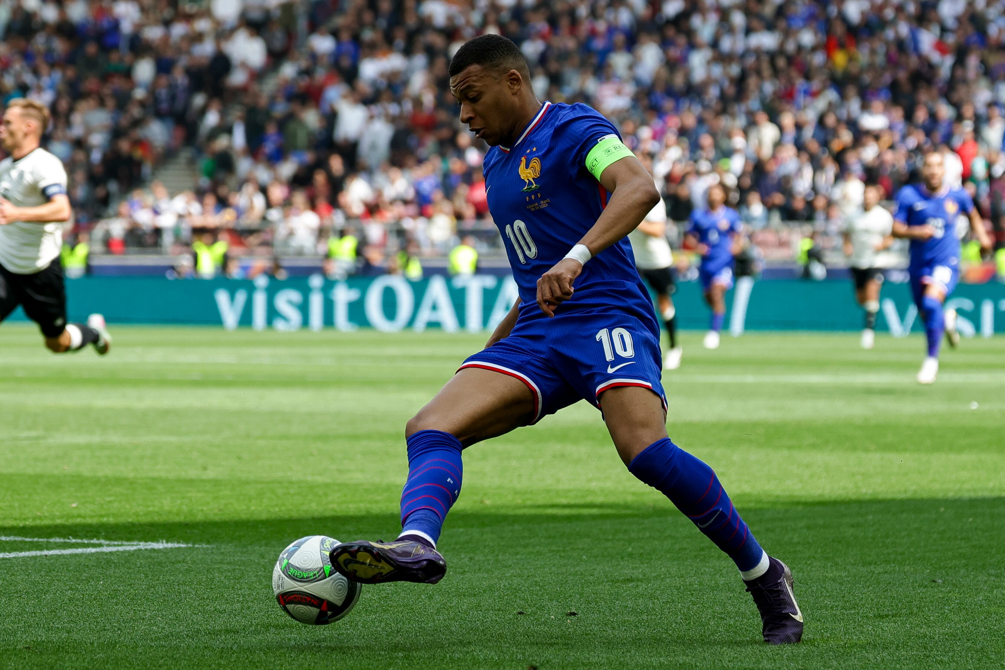Kylian Mbappé. Foto: EFE/EPA/CHRISTOPHER NEUNDORF