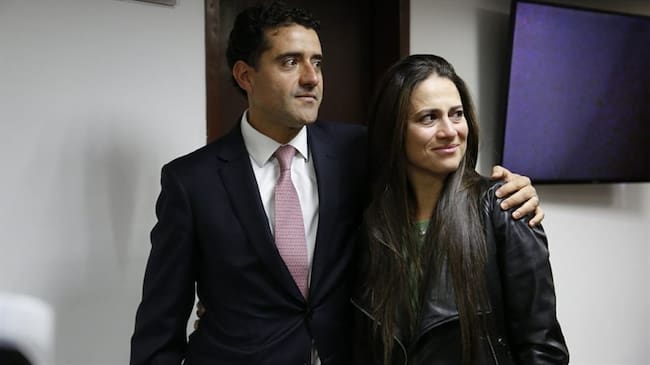 Francisco y Catalina Uribe Noguera eran señalados por supuesto encubrimiento de pruebas en el homicidio de la niña Yuliana Samboní. Foto: Laura Palomino