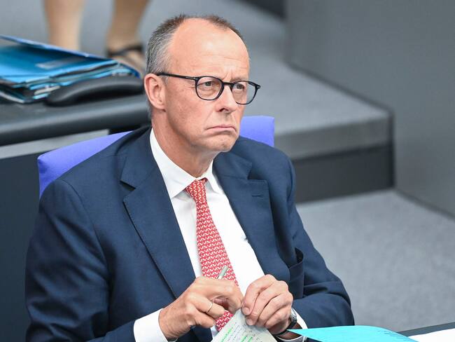 Berlin: Federal Chancellor Friedrich Merz (CDU) Photo: Katharina Kausche/dpa (Photo by Katharina Kausche/picture alliance via Getty Images)
