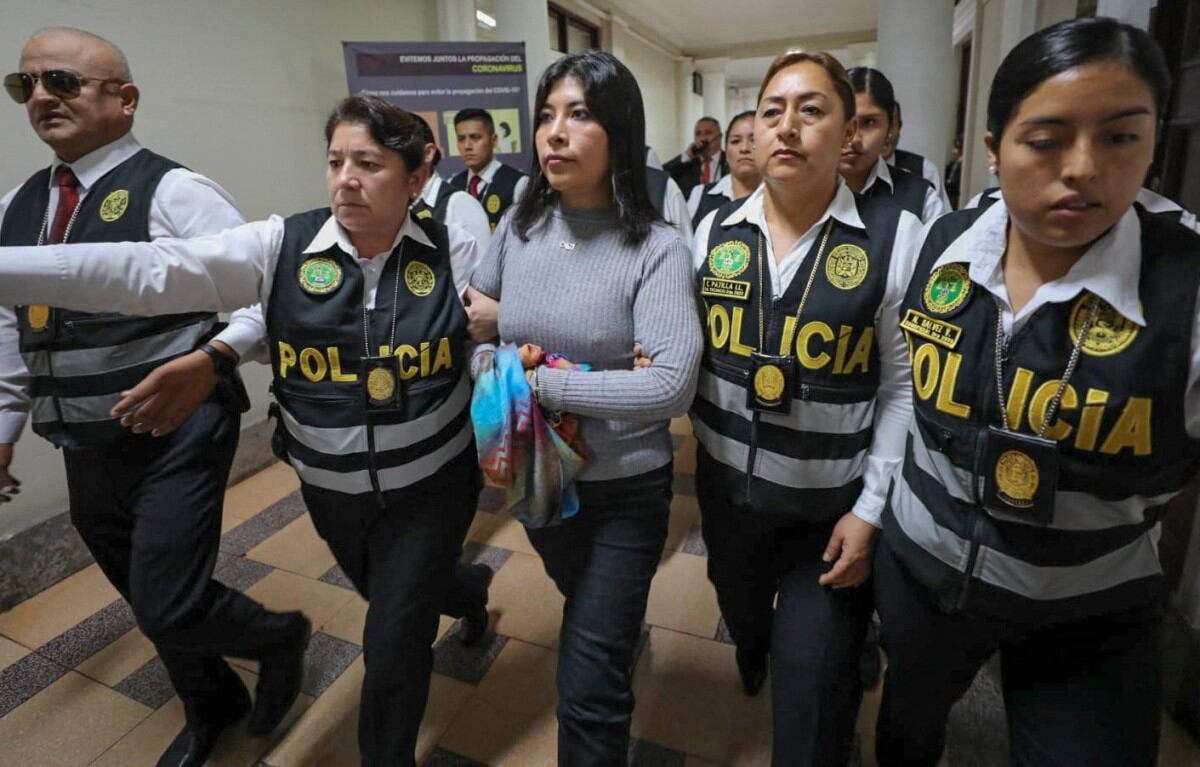 Exprimera ministra, Betssy Chávez. Foto: Handout / Peruvian Judiciary / AFP