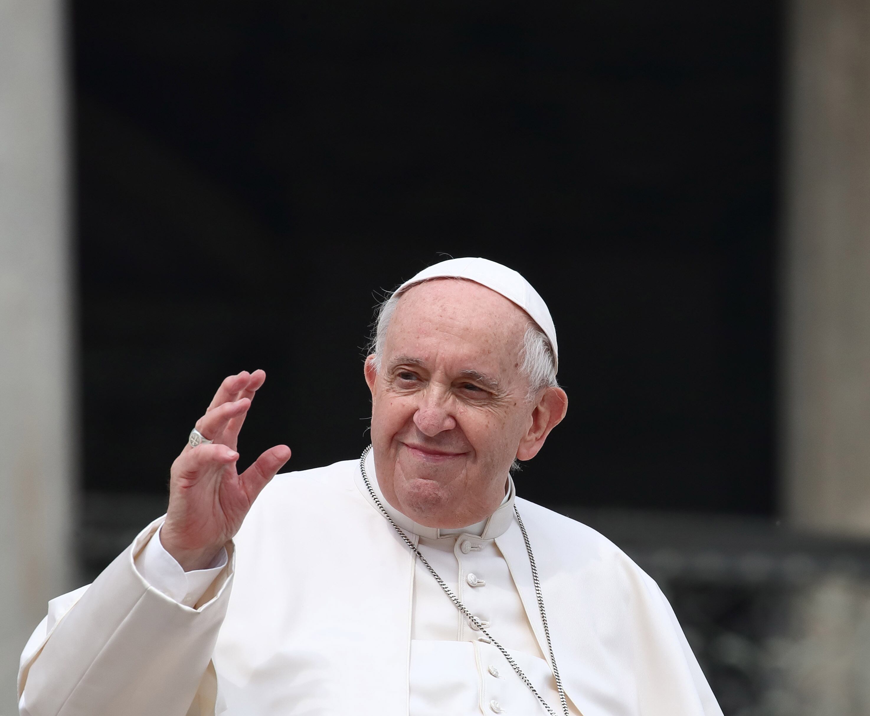Pope Francis during the General Audience in St. Peter's Square. Vatican City (Vatican), May 4th, 2022 (Photo by Grzegorz Galazka/Archivio Grzegorz Galazka/Mondadori Portfolio via Getty Images)
