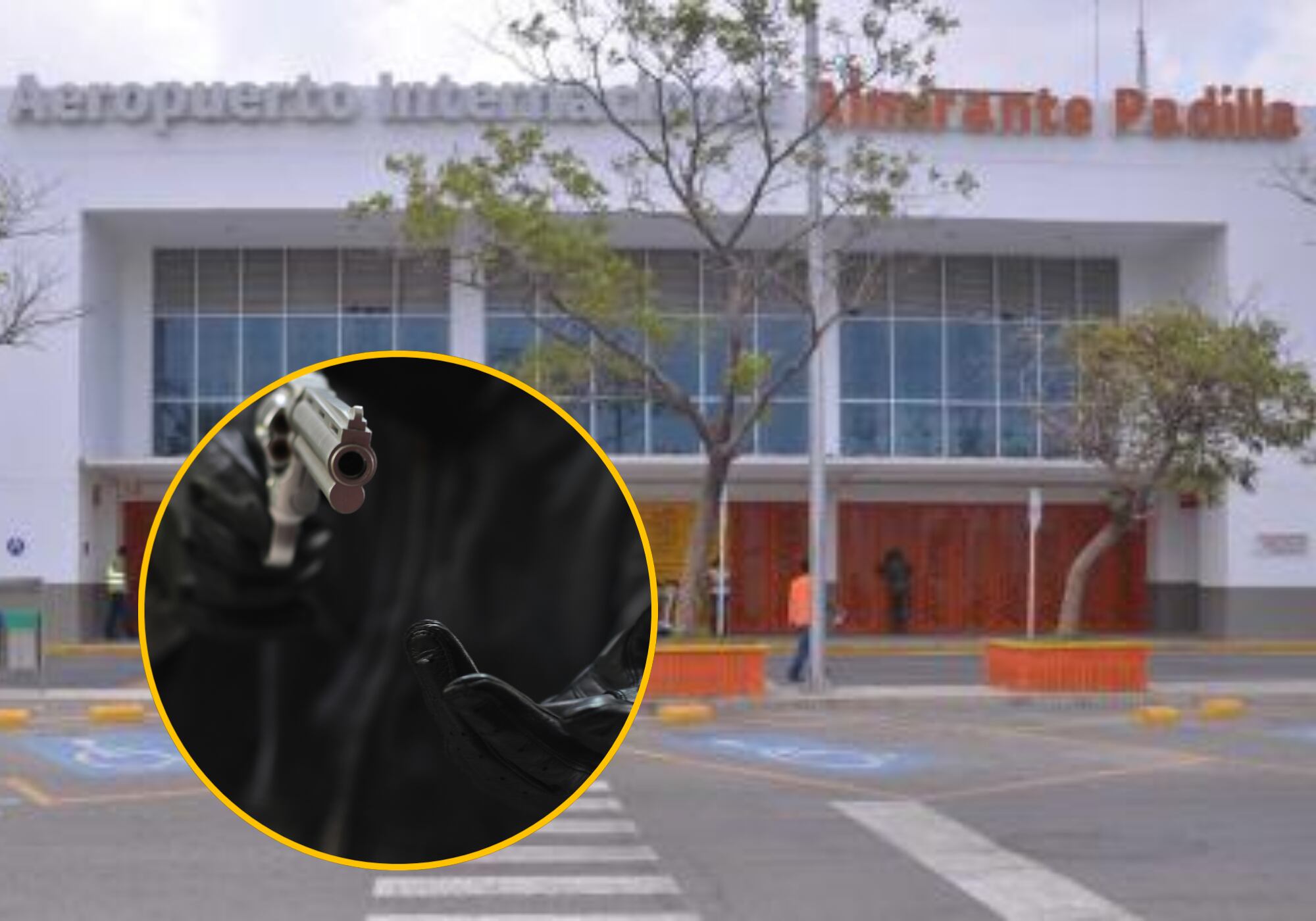 Aeropuerto Almirante Padilla de Riohacha e imagen de referencia. Foto: Facebook Aeropuerto Almirante Padilla de Riohacha / Getty Images
