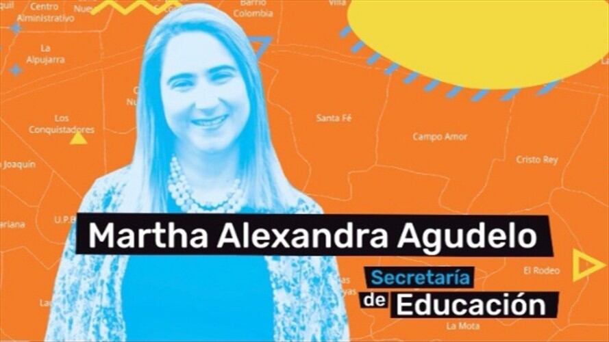 Martha Agudelo, secretaria de Educación de Medellín. Foto: