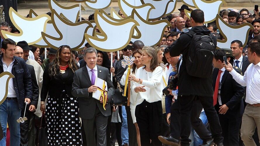Juan Manuel Santos, presidente de la República. Foto: Agencia EFE