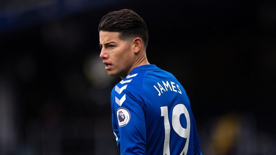 La calidad de James Rodríguez no es suficiente, dice Ancelotti. Foto: Emma Simpson - Everton FC/Everton FC via Getty Images