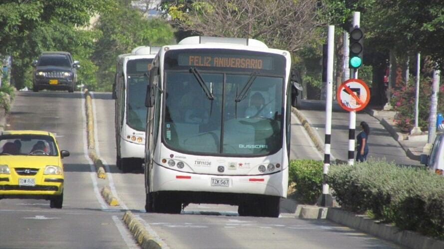 La junta del Área Metropolitana de Barranquilla anunció que el incremento a los pasajes será de 200 pesos. Foto: Sistema de Transporte Masivo Transmetro | Cortesía: Área Metropolitana de Barranquilla (AMB)