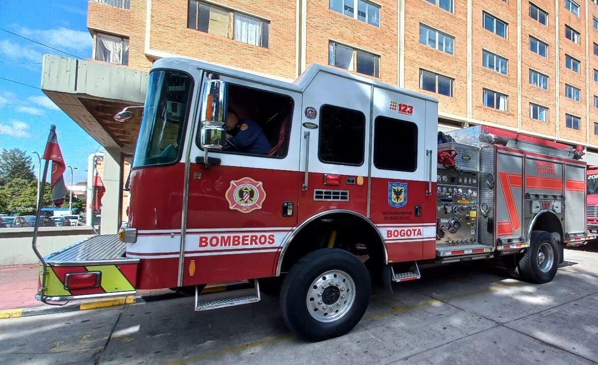Cuerpo Oficial de Bomberos de Bogotá. Foto: Cortesía.