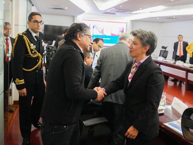 Gustavo Petro y Claudia López | Foto: Presidencia de la República
