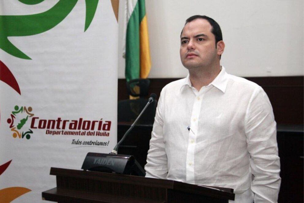 Contralor del Huila, Andrés Felipe Vanegas. Foto: Contraloría del Huila.