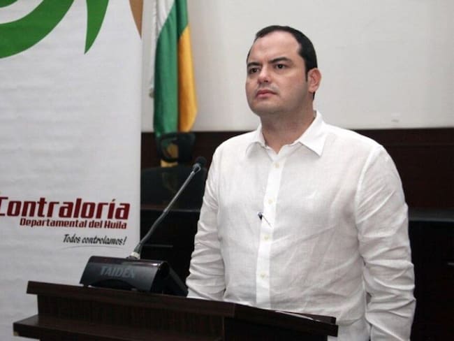 Contralor del Huila, Andrés Felipe Vanegas. Foto: Contraloría del Huila.