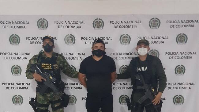 Capturado alias "Alexis" integrante de la red de apoyo al ELN en Norte de Santander. Foto: Cortesía