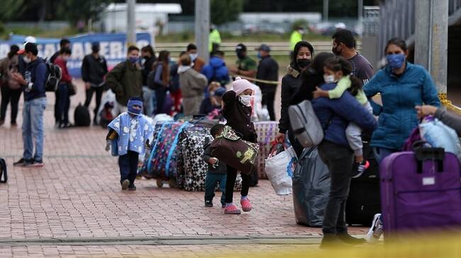 Migración Colombia anunció que se mantendrán cerradas todas las fronteras terrestres, marítimas y fluviales del país. Foto: Colprensa / ÁLVARO TAVERA