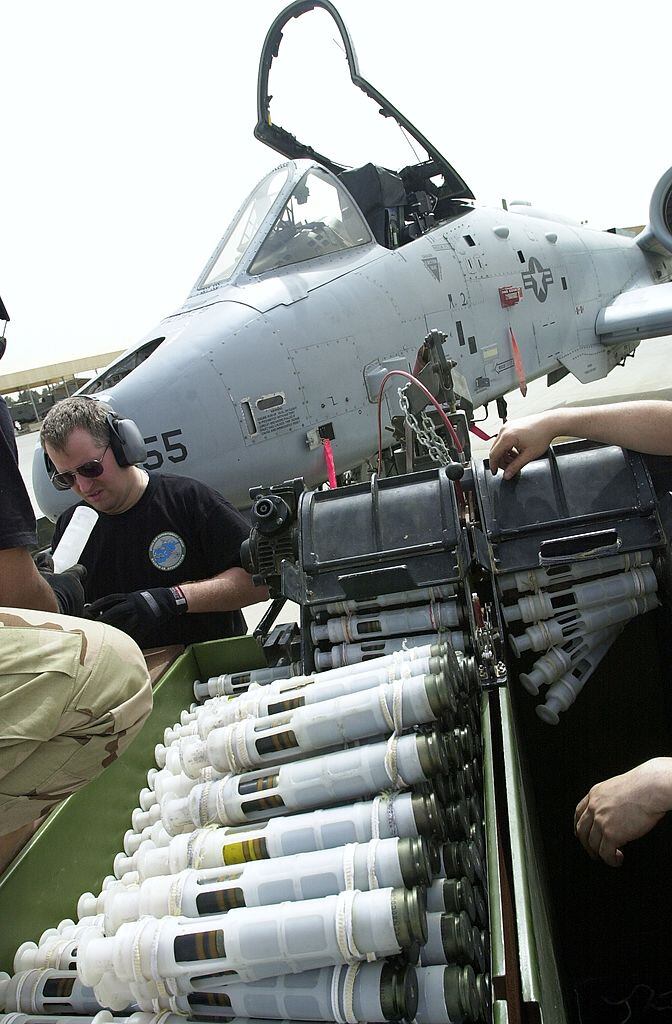 Municiones de uranio empobrecido utilizadas por EE. UU.  (Foto: Todd Maisel/NY Daily News Archive via Getty Images)