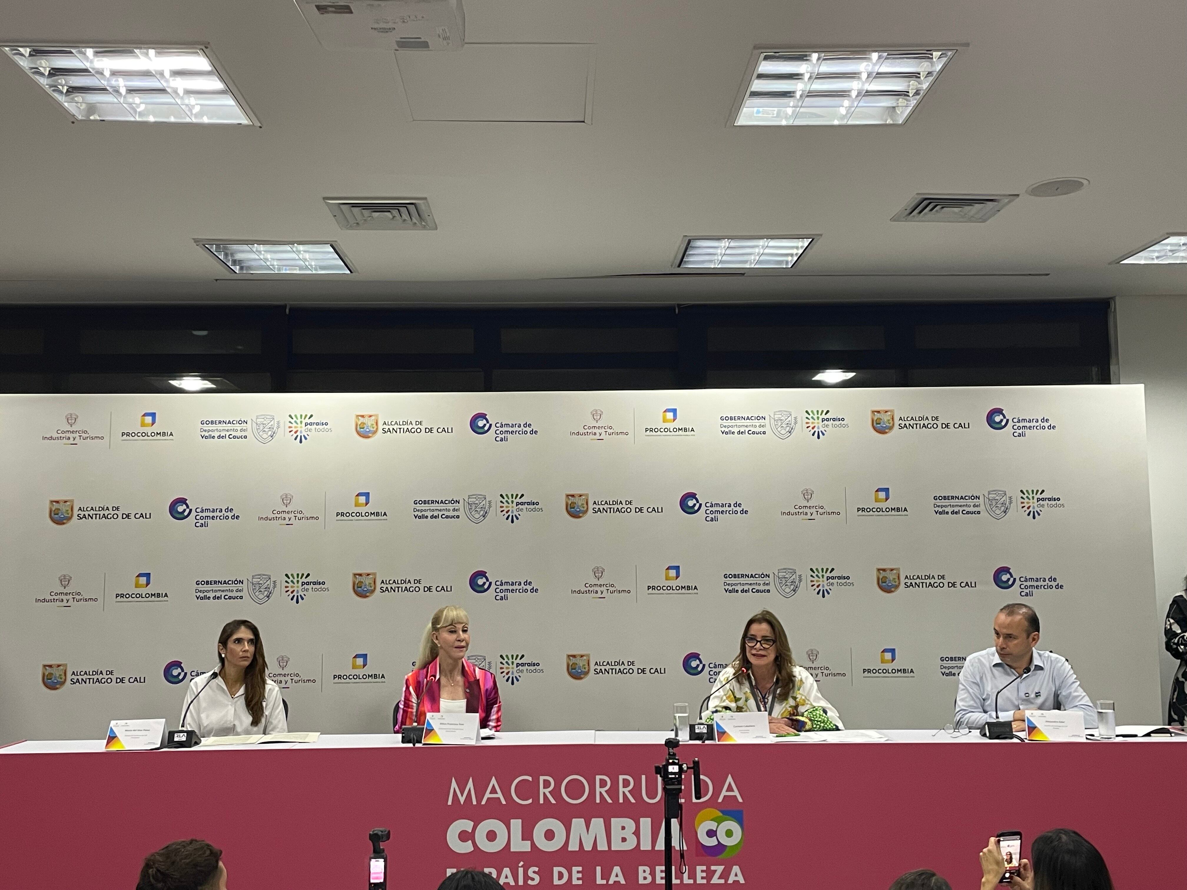 Las declaraciones se dieron durante la instalación de la Macrorrueda de Negocios ‘Colombia, el país de la belleza’. Foto: W Radio