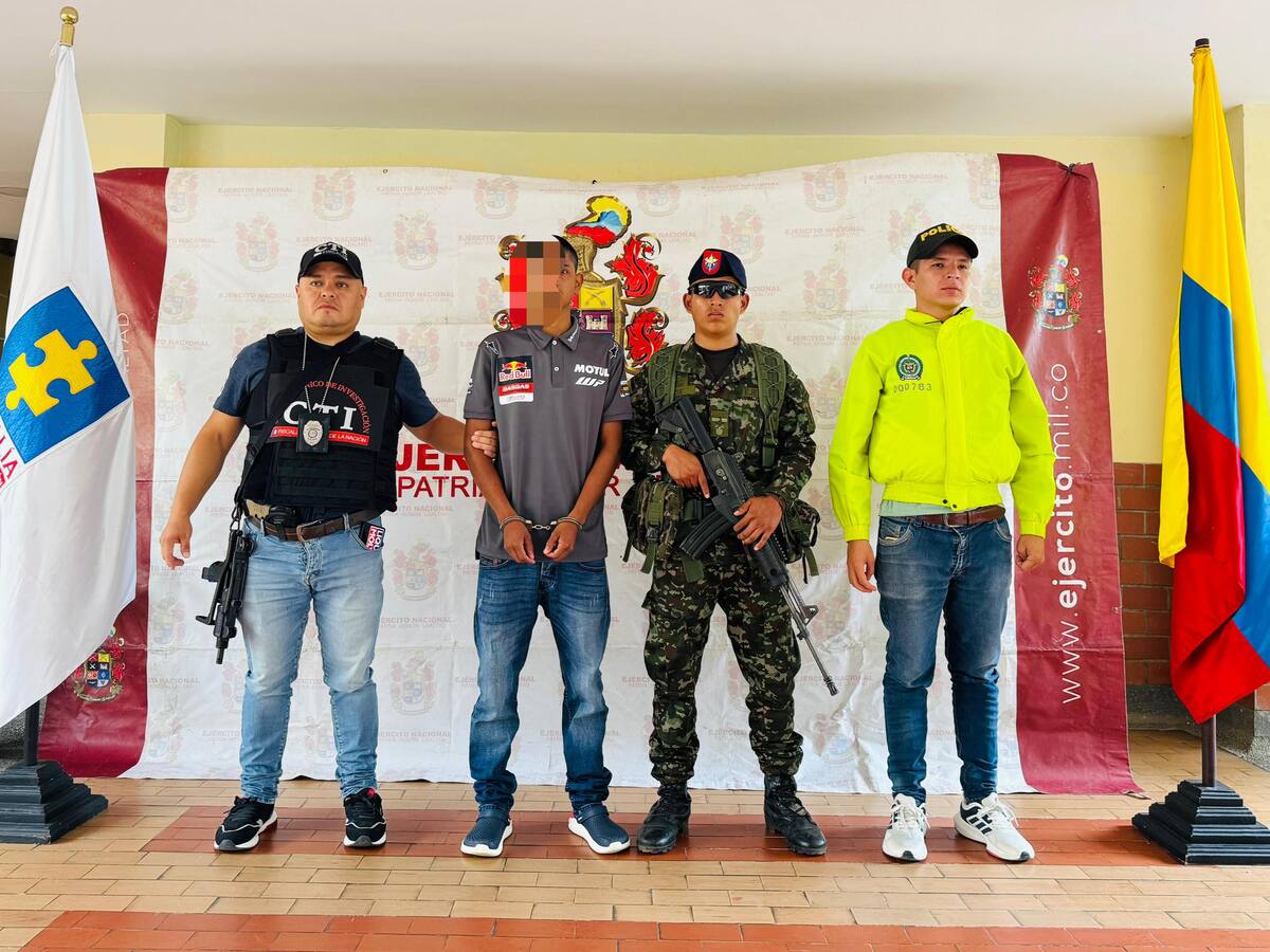 Capturado presunto explosivista de las disidencias en el Cauca