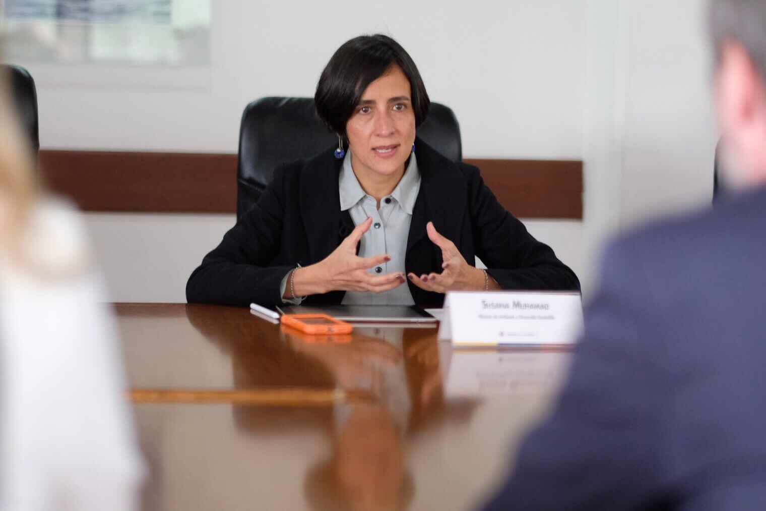 Ministra Susana Muhamad. Cortesía: Minambiente.