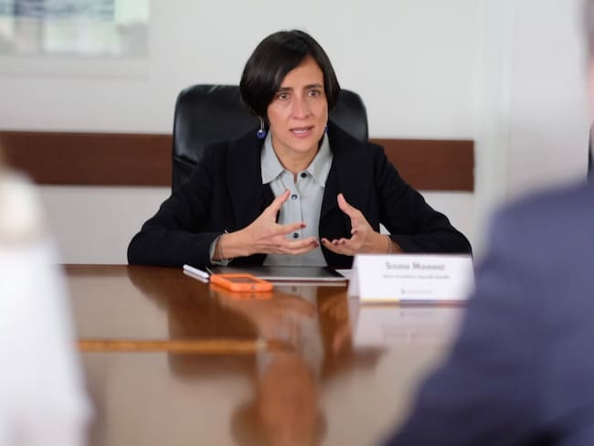 Ministra Susana Muhamad. Cortesía: Minambiente.