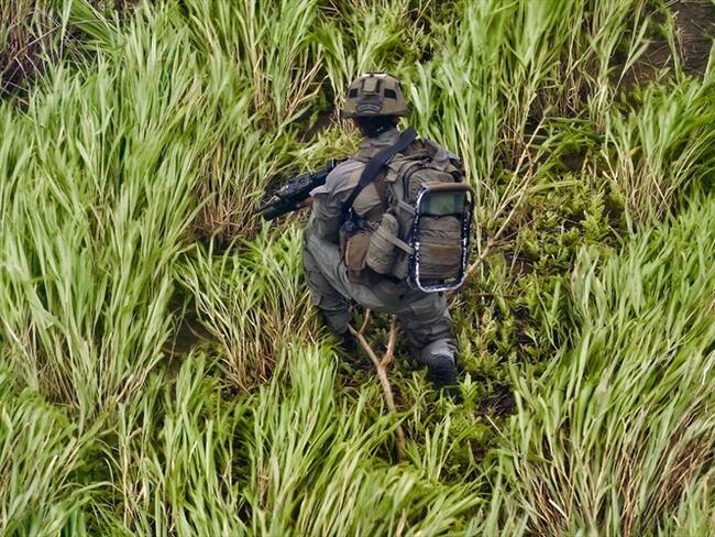 El joven Flower Jair Trompeta falleció en medio de operaciones militares en el Cauca en las últimas horas. Foto: Getty Images
