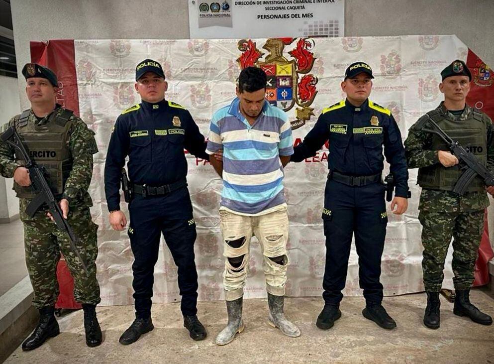 Captura contra alias ‘Campoalegre’. Foto: Suministrada