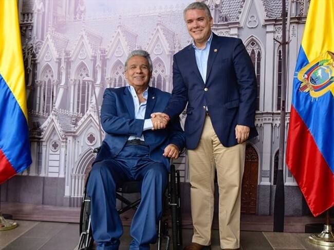 Presidentes de Colombia y Ecuador condenan actos de violencia en protestas sociales. Foto: Cortesía