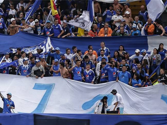 En el estadio el Campín de Bogotá se lleva a cabo el partido entre millonarios Vs Huila en el marco de la fecha 15 de la Liga Águila I 2017. Foto: Colprensa