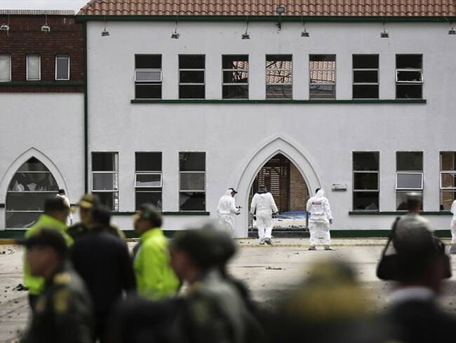 El atentado con carro bomba en la Escuela General Santander, el pasado 17 de enero, dejó 22 personas fallecidas y más de 60 heridos. Foto: Colprensa