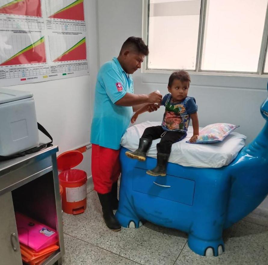 Vacunación contra la fiebre amarilla/Foto: Gobernación de Boyacá