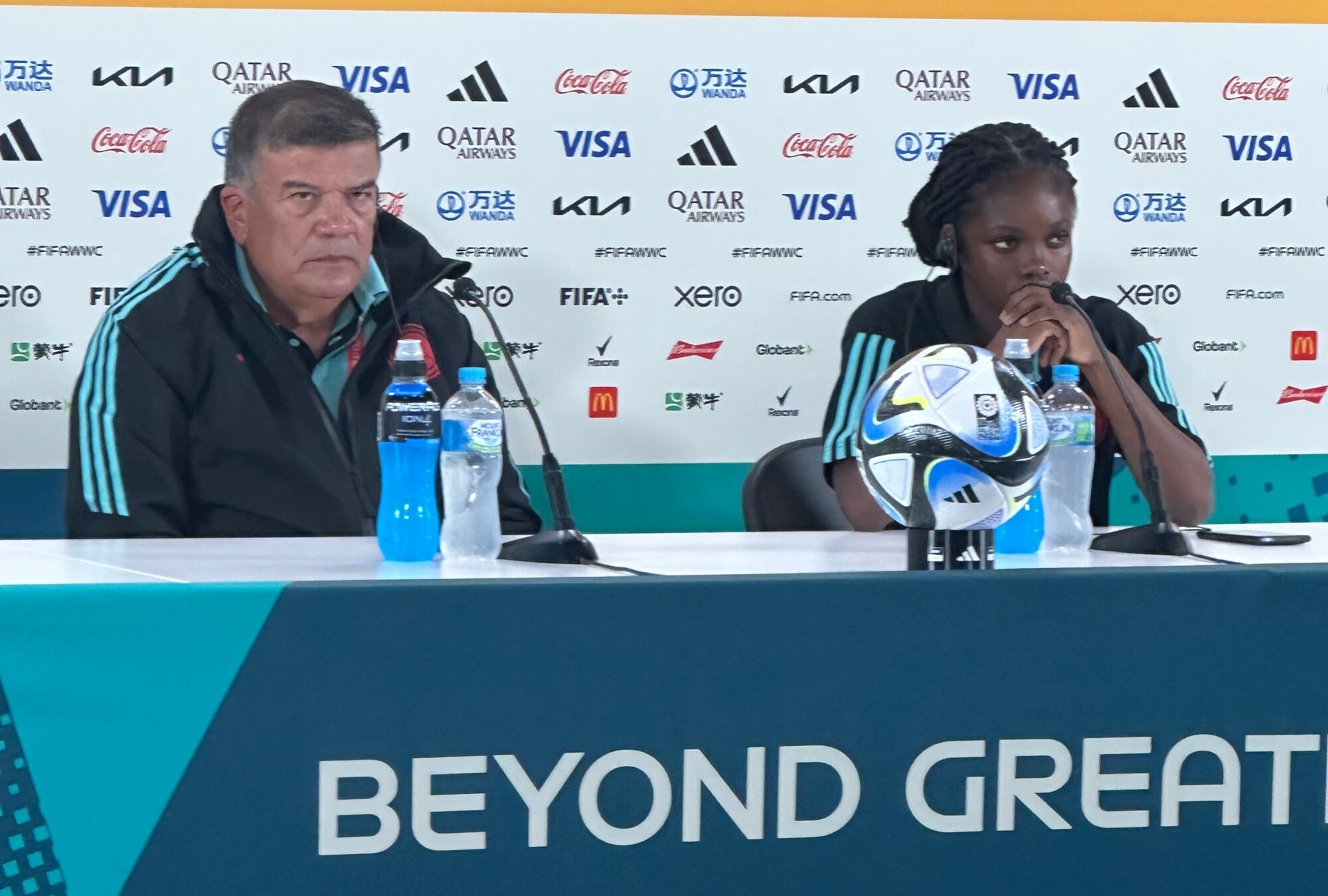 Nelson Abadía y Linda Caicedo. Foto: W Radio