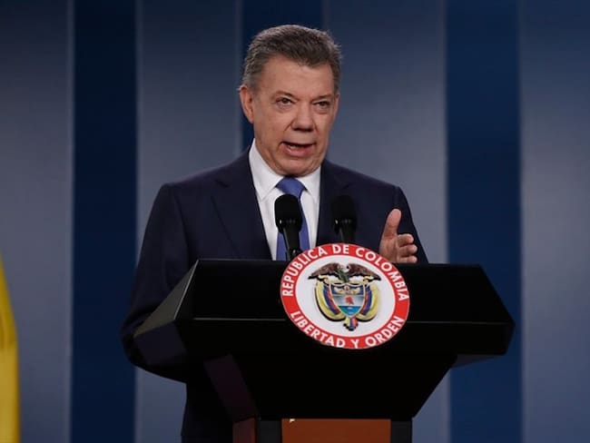 Juan Manuel Santos advirtió que la situación actual de pesimismo que tiene la ciudadanía en Colombia era culpa de los medios de comunicación y de sus dueños. Foto: Colprensa