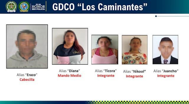 Policía y FF.MM. capturaron a 167 personas por delitos como extorsión y secuestro. Foto: Policía.
