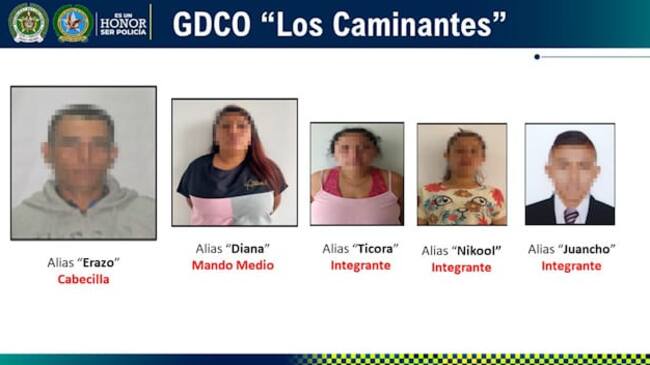 Policía y FF.MM. capturaron a 167 personas por delitos como extorsión y secuestro. Foto: Policía.