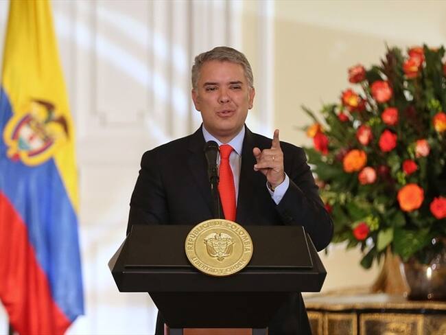 Aseguraron en una misiva que el presidente Duque objetó la ley Estatutaria de la Jurisdicción Especial para la Paz. Foto: Colprensa