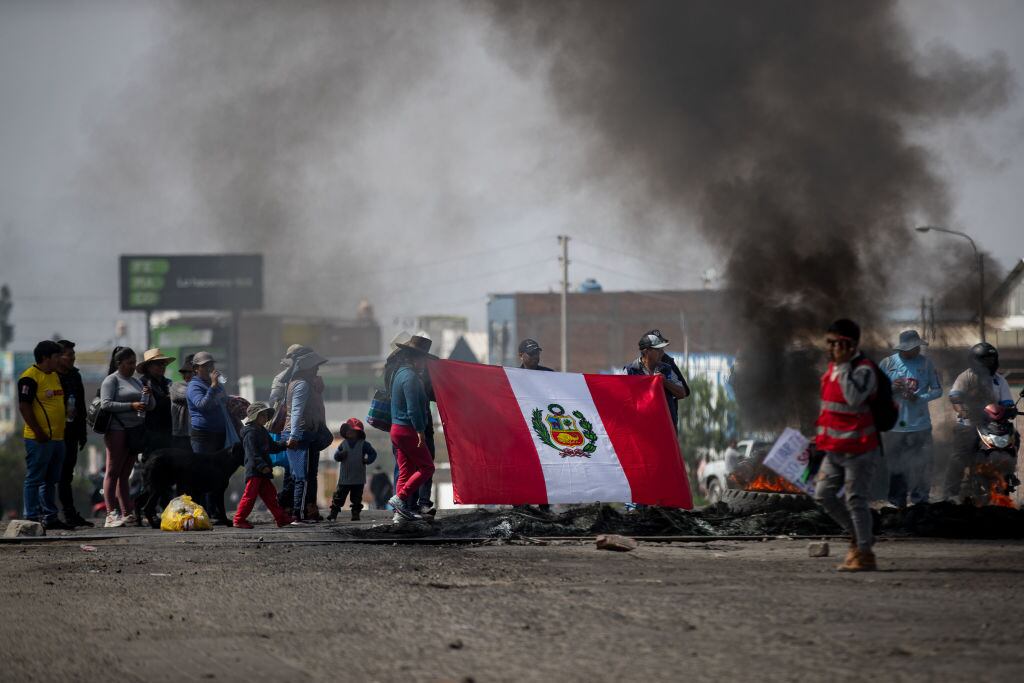 Manifestaciones en Perú diciembre de 2022. Foto: Denis Mayhua/picture alliance via Getty Images
