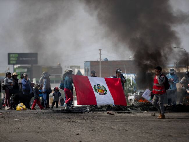 Manifestaciones en Perú diciembre de 2022. Foto: Denis Mayhua/picture alliance via Getty Images