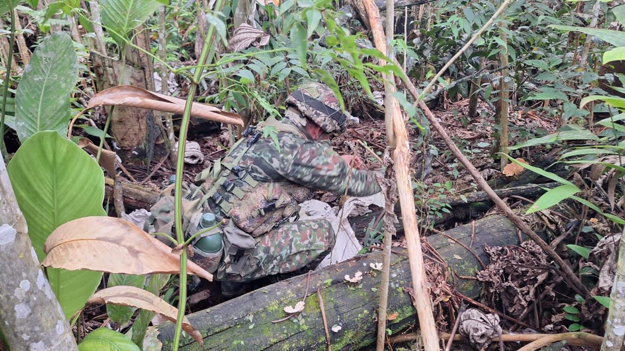 Explosivos improvisados en Vaupés. Foto: Ejército