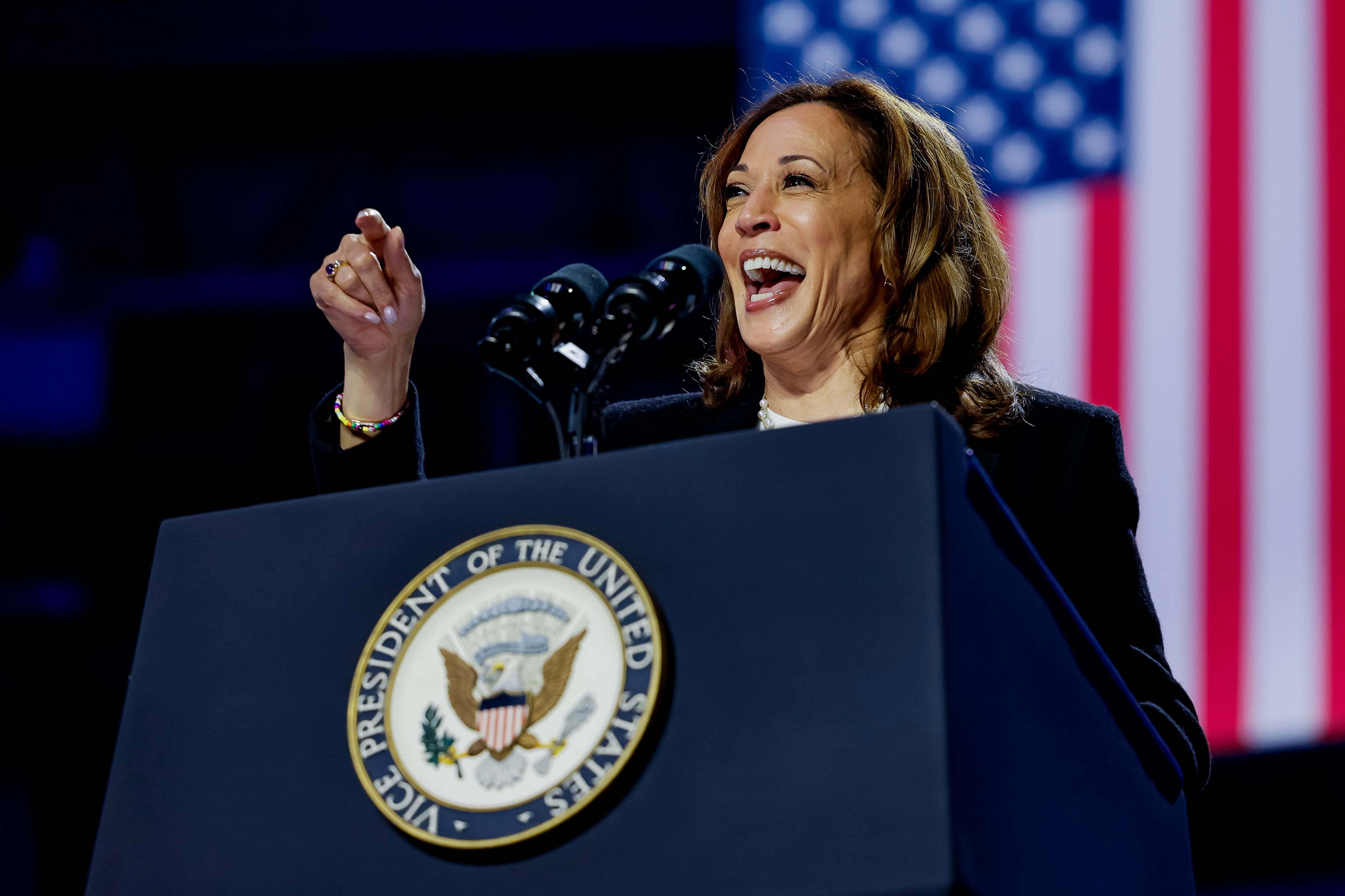 Kamala Harris. I Foto: EFE/EPA/ERIK S. LESSER.