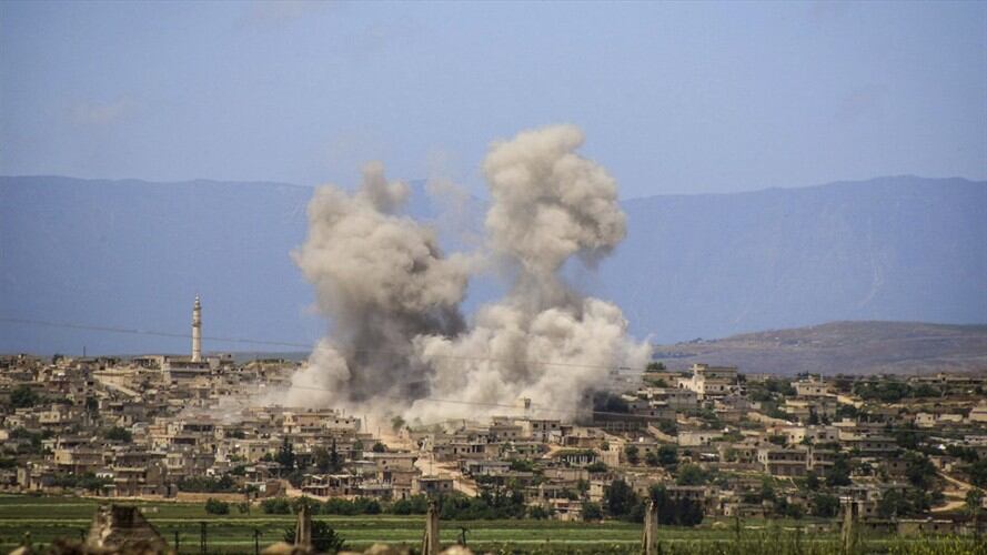 Bombardeo en Siria | Foto: AFP