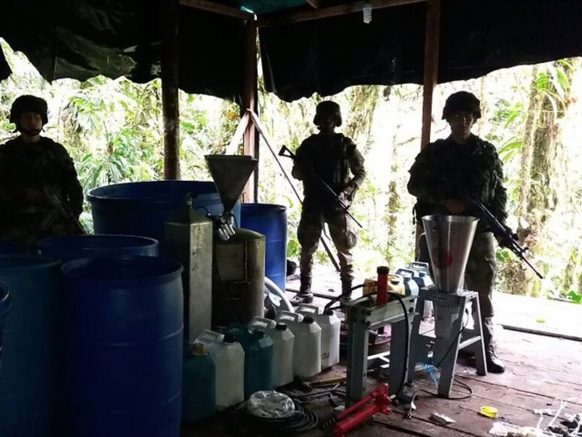 Ejército Nacional destruye laboratorio del Eln en Norte de Santander