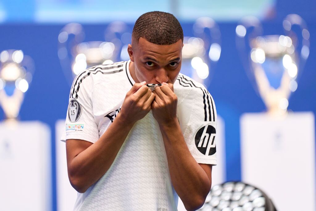 Kylian Mbappe. (Photo by Diego Souto/Getty Images)