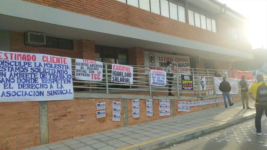 TCC PROTESTA. . Foto: María Higuera.