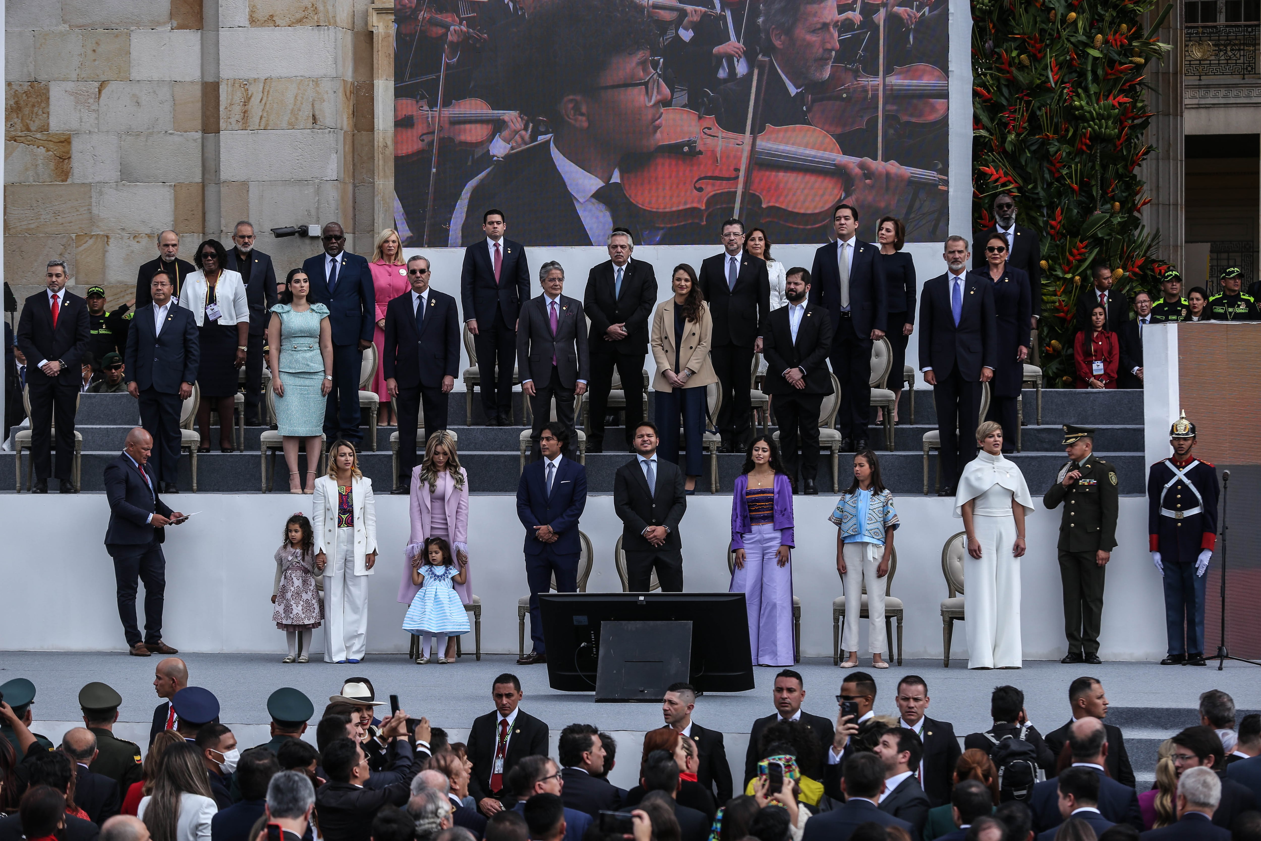 BOGOTÁ. Agosto 7 de 2022. Posesión del presidente Gustavo Petro y vicepresidenta Francia Márquez. (Colprensa - Camila Díaz)